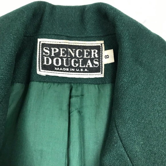 VTG Spencer Douglas Oversized Wool Blazer 80s 90s - Picture 2 of 8